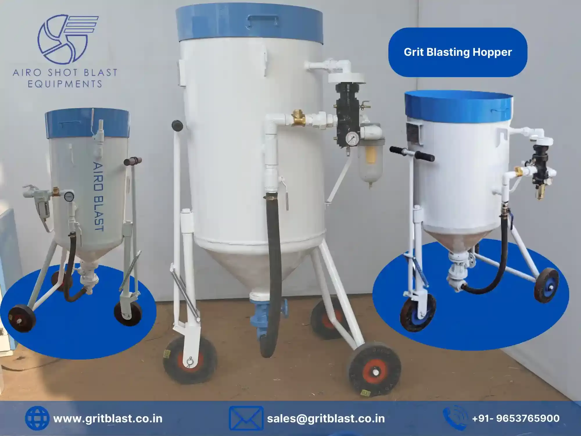 Grit Blasting Hopper