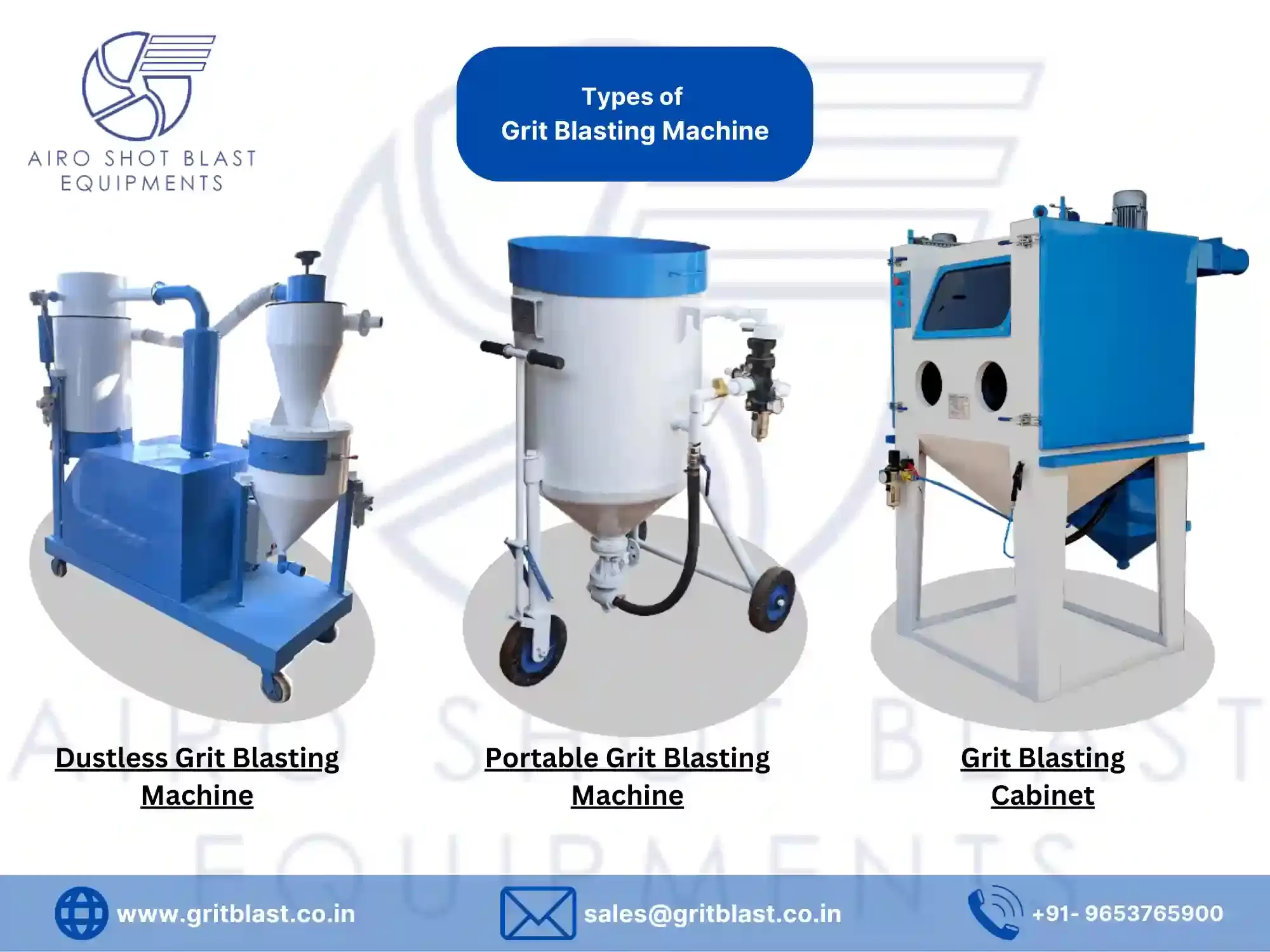 Types of Grit Blasting Machine